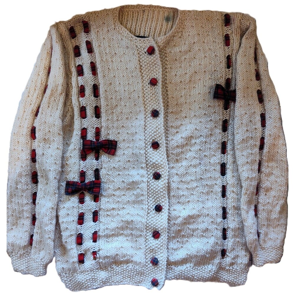 Vintage 100% Pure New Wool Girls Sweater from The Scotch House Scotland Sz 10
